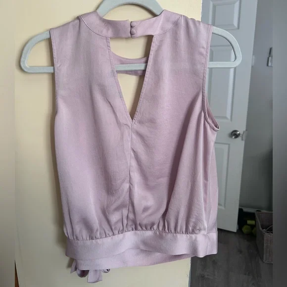 EXPRESS Blush Pink Tank Top Blouse - Picture 4 of 6